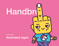 Handbro — Illustrated signs