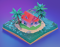 3D KAME HOUSE