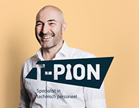 Rebranding T-Pion - Specialist in technisch personeel