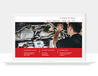 Auto Mechanic Website Design | Landing page