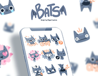 "BATS" Stickers