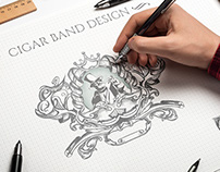 Cigar Band Crest Concept Design