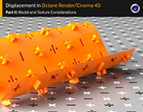 Displacement in Octane Render for C4D: Part II