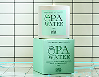 India Rose Spa Water Candle