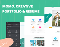 Momo. Creative Portfolio & Resume