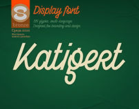 Katigert – Display font