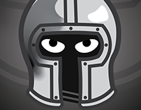 Metal Head Mascot Logo