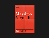 Milano — New York / Massimo Vignelli Poster