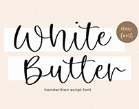 White Butter Handwritten Font