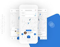 RideX - Ride Sharing Mobile App Concept Design