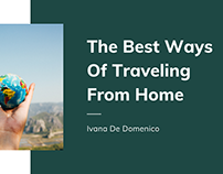 The Best Ways Of Traveling From Home
