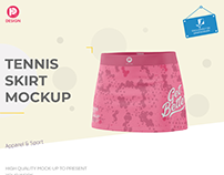 Tennis Skirt Mockup