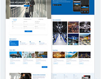 American Airlines landing page Redesign