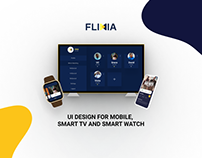 FLIXIA UI - MOBILE, SMART TV, SMART WATCH