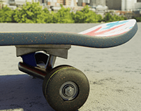Skateboard 3D model