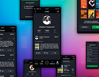 Free UI kit for Mobile App (Adobe XD)