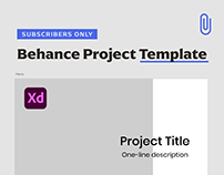 Behance Project Template