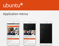 Ubuntu Application menus