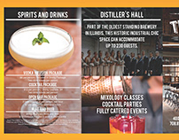 The Well at the Distillery - Catering Tri-Fold