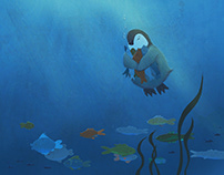 The Brave Little Penguin | Children Book Illustrations