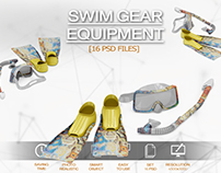 Swim Gear Equipment Mockup