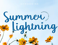 Summer Lightning Handwritten Font