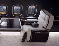 'Onegin' Business Jet Interior Design