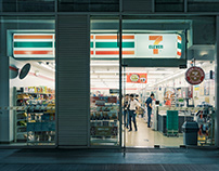 711 Convenience Store in Beijing