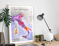 Italy wine regions map