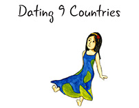 Children's book "Dating 9 countries"