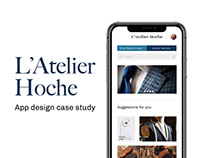 L'Atelier Hoche App Design Case Study