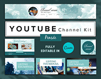 Youtube Branding Kit Template / Youtube Channel Design