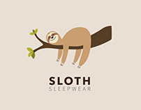 Sloth Sleepwear Brand - Logo