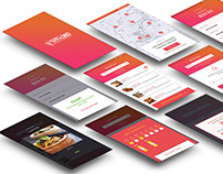 Tiffin360 - Food Delivery Mobile App UX.UI