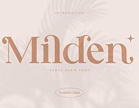 FREE | Milden - A Fancy Serif Font