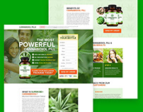 Health High Converting Landing Page Design