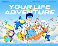 The illustration of Your life Adventure