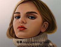 2 x Portrait,illustration