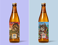 Beer labels for Revolta brewery /// 2021