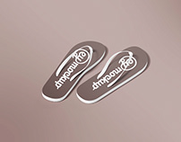 Free Flip Flop Logo Mockup