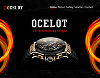 Ocelot website design project