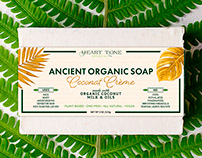 Ancient Organic Soap. Label Design.