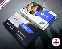 Elegant Business Card Design PSD Template