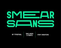 Smear Sans – Stretched Typeface