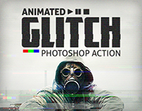 Animated Glitch - Photoshop Action
