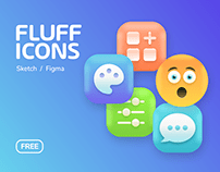 FLUFF 3D ICONS - FREE 😋