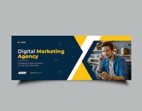 Digital marketing facebook cover & web banner Design