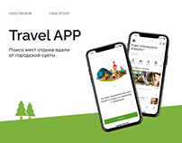 Travel mobile app UX UI