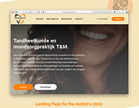 Dentist's clinic landing page