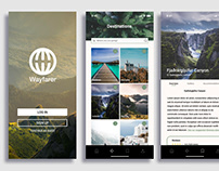 UI Design Project: Wayfarer Travel App